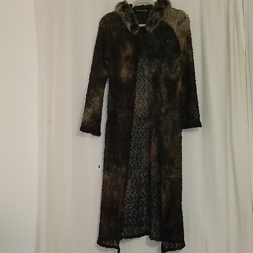 Equestrian Sequin Hooded Duster - image 5